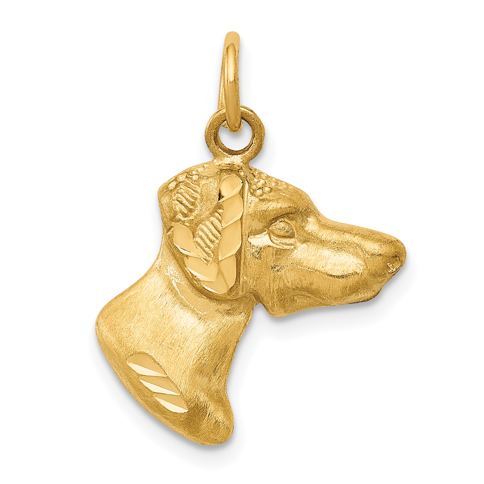 14K Dog Charm