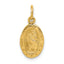 14k Saint Christopher Medal Charm