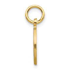 14K Gold Star of David Charm with Polished Finish Elegant and Timeless