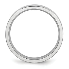 Cobalt Unisex Polished Wedding Band, Engravable & Gift Ready