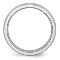 Cobalt Unisex Wedding Band with Polished Finish and Engravable Design