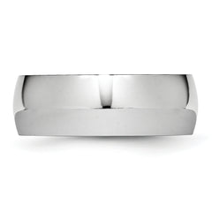 Cobalt Unisex 8mm Wedding Band with Polished Finish and Engravable