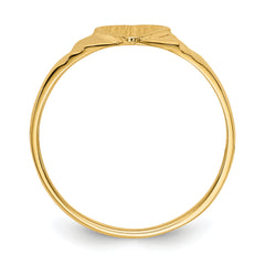 14k Children's Signet Ring