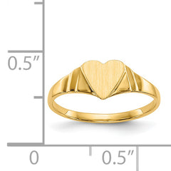14k Children's Signet Ring