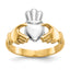 Claddagh Ring in 14K Yellow Gold, 2mm, Size 6.5 - Sophia Jewelers