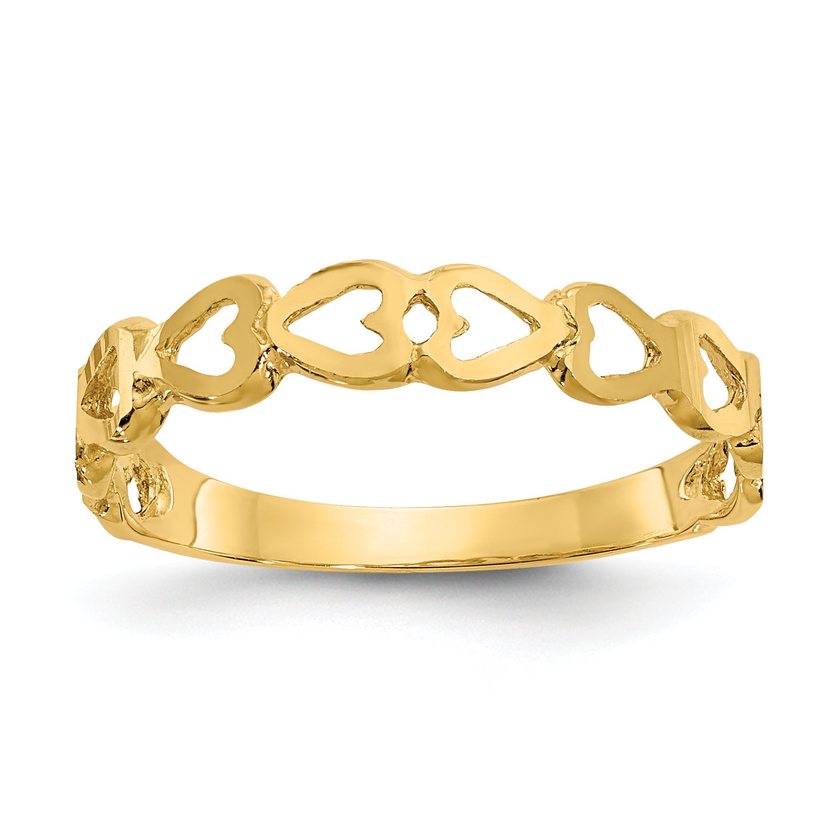 14k Heart Ring
