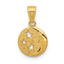 14k Moon and Stars Pendant