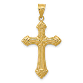 14k Polished Cross Pendant