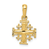 14k Jerusalem Cross Charm