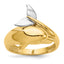 Dolphin Ring in 14K Two-Tone Gold, Size 7.5 - Sophia Jewelers