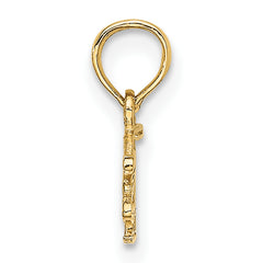 14k Helicopter Charm