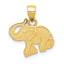 14K Elephant Charm