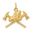 14k Fire Department Charm