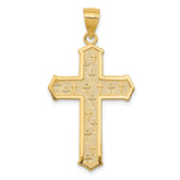 14k Passion Cross Pendant