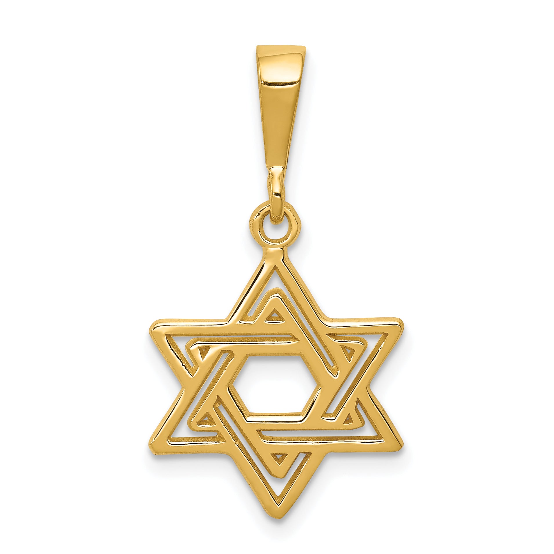 14K Star of David Charm