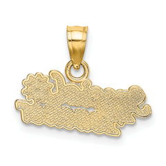 14k SPECIAL TEACHER with Flower Charm