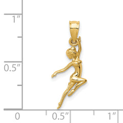 14k Dancer Pendant