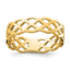Woven Celtic Knot Ring in 14K Yellow Gold, Size 7 - Sophia Jewelers