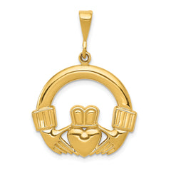 14k Claddagh Pendant