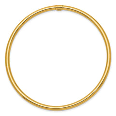 14K Gold Polished Slip-On Bangle for Women