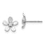 14k White Gold Diamond Earrings