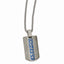 Edward Mirell Titanium Blue Anodized Elegant Necklace Gift Ready