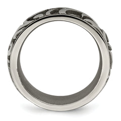 Sophia Jewelers Titanium Wedding Band with Engravable Gift Box