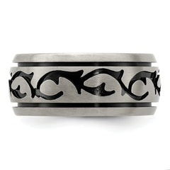 Titanium Wedding Band with Brushed Finish Elegant Gift-Ready Design