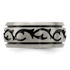Titanium Wedding Band with Brushed Finish Elegant Gift-Ready Design