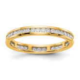 14K Lab Grown Diamond 1/2ct Channel Set Eternity Band