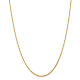 Sophia Jewelers 14K Gold Figaro Necklace with Diamond Cut Elegance
