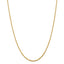 14K 2.15mm Diamond Cut Extra-Light Rope Chain