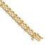 Criss Cross Bracelet in 14K Yellow Gold, 8mm, 7.5 Inch - Sophia Jewelers