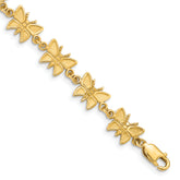 14k Butterfly Bracelet