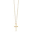 14K Madi K .01ct Diamond Cross Necklace