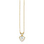 14K Madi K 3mm Aquamarine Heart Birthstone Necklace