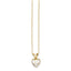 14K Madi K 3mm Opal Heart Necklace