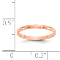 14K Rose Gold Madi K Polished Ring