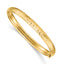 Kids Bangle Bracelet in 14K Yellow Gold, 5mm Hinged, 4 Inch - Sophia Jewelers