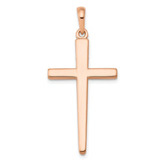 14k Rose Gold Cross Pendant