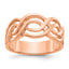 Infinity Ring in 14K Rose Gold, Size 7 - Sophia Jewelers