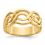 Infinity Ring in 14K Yellow Gold, 5mm, Size 7 - Sophia Jewelers