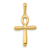 14k Ankh Cross Pendant