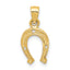 14K Horseshoe Pendant