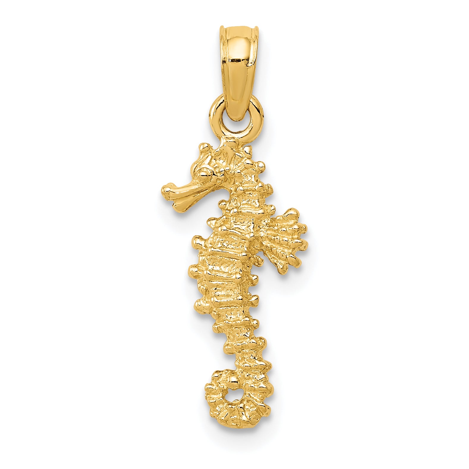 14k Seahorse Pendant