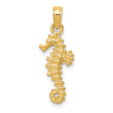 14k Seahorse Pendant