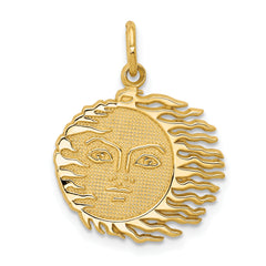 14k Flaming Sun Charm