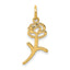 14k Rose Charm