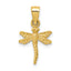 14K Dragonfly Pendant