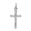 14k White Gold Crucifix Pendant